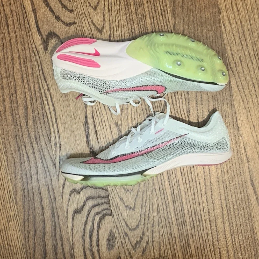 Nike Zoom Superfly Sail Pink Lemon Twist Track Spikes Men's Size 12 CD4385-101